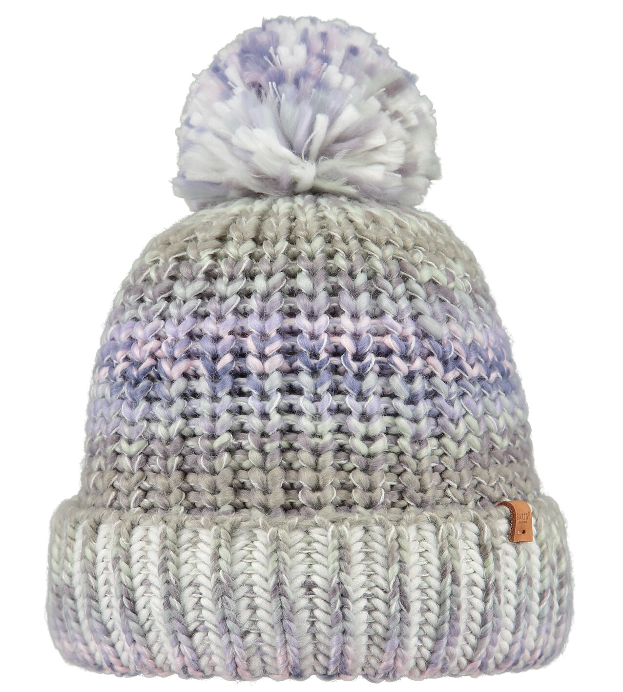 2024 NEW ADULT BARTS BEANIE JEVON HAT PURPLE  KNIT + POM