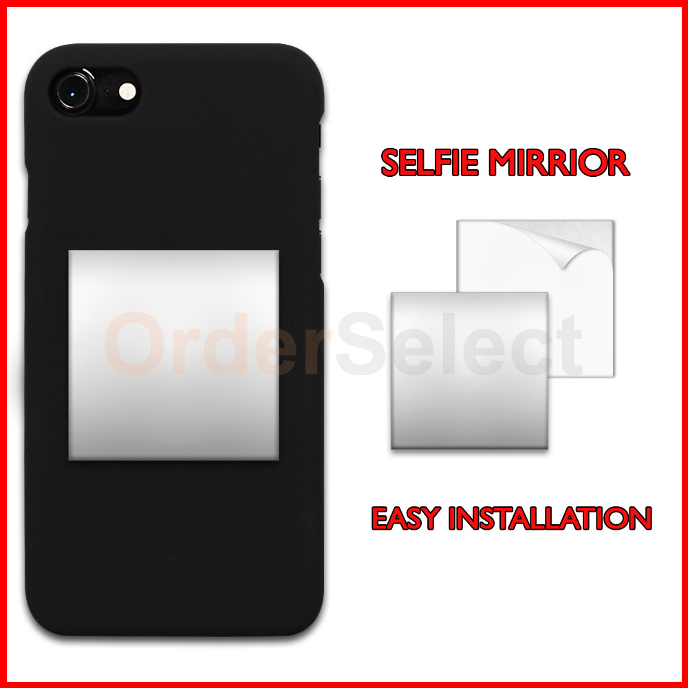 Selfie Small Phone Mirror Square 2" for Phone Apple iPhone 16 / iPhone 16 Plus