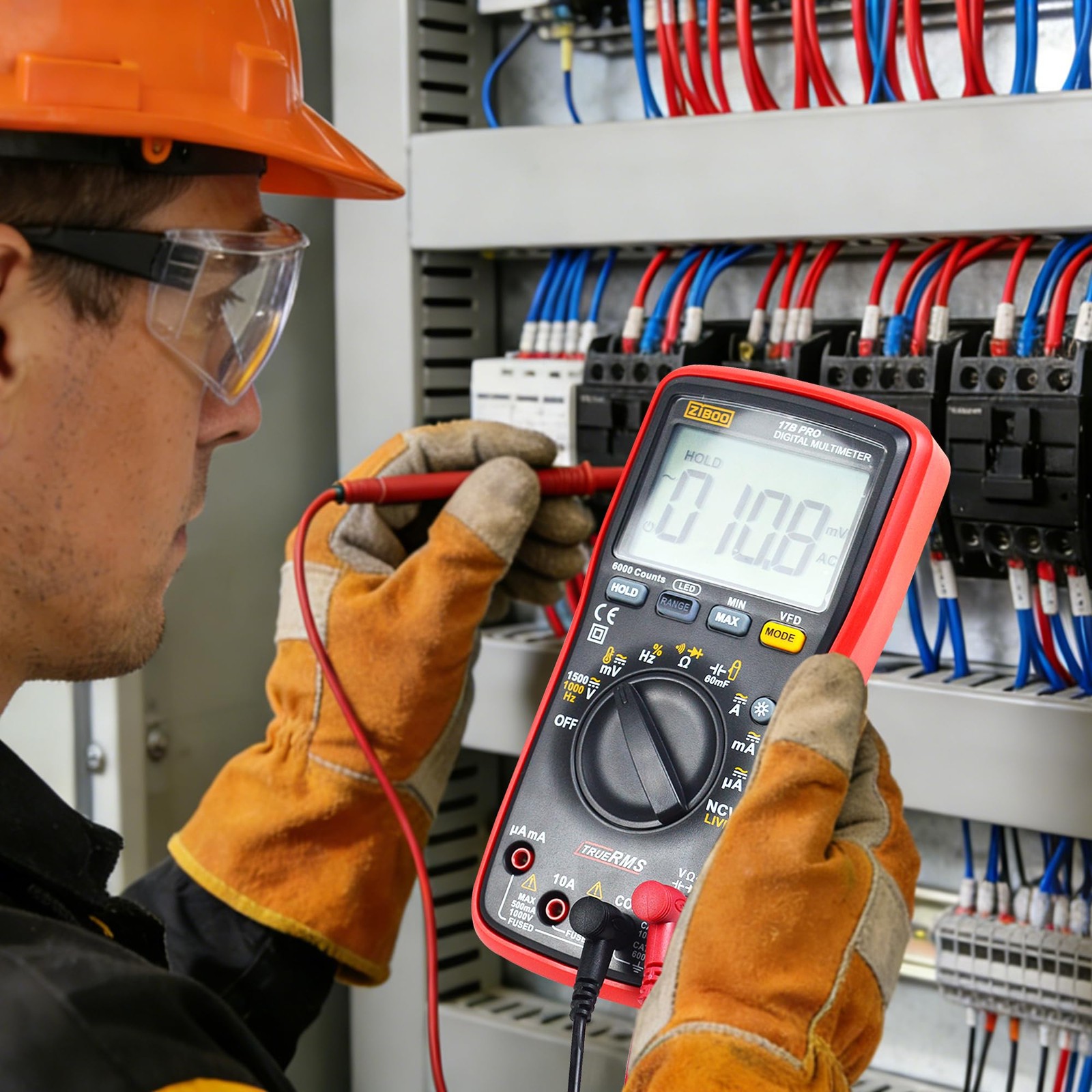 17b Pro True Rms Digital Multimeter Measures Ac/dc Voltage And Current Measureme