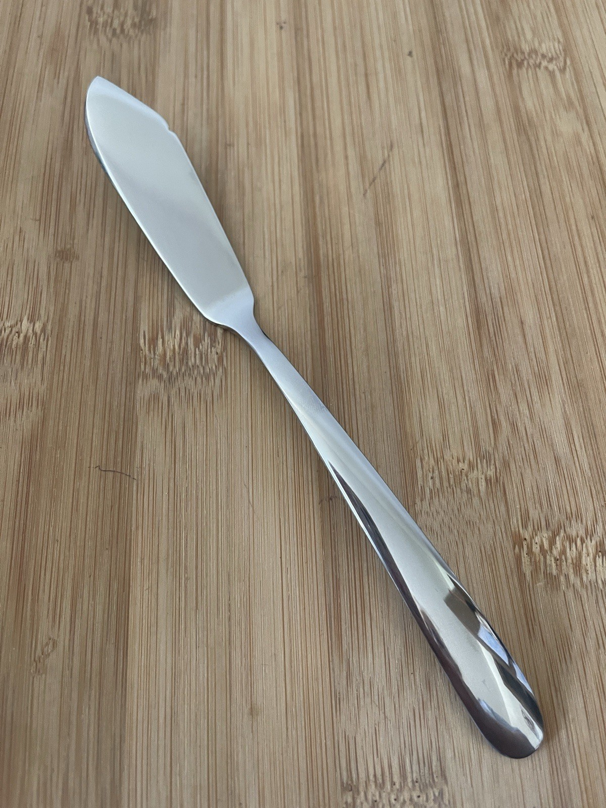 Cambridge Stainless HALEDON MIRROR Round Tip BUTTER KNIFE 7 1/8” NEW