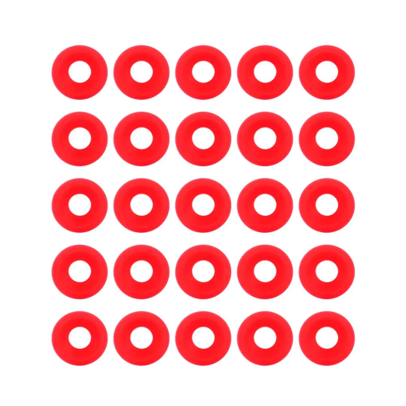 25Pcs Red Silicone Grolsch Gaskets Washers Backs for Swing Flip Top Bottle Home*