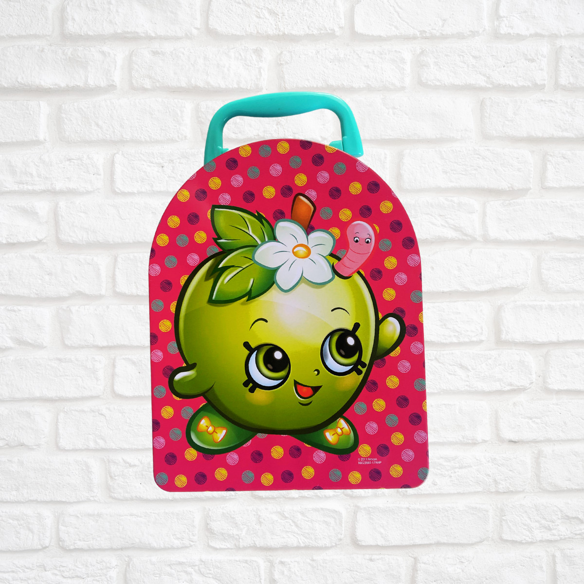 Shopkins Metal Tin Carry Case Lunch Box Figure #005