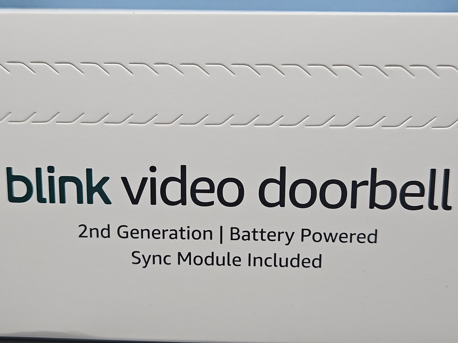 Blink Video Doorbell Battery Powered Sync Module Core Included - New & Sealed