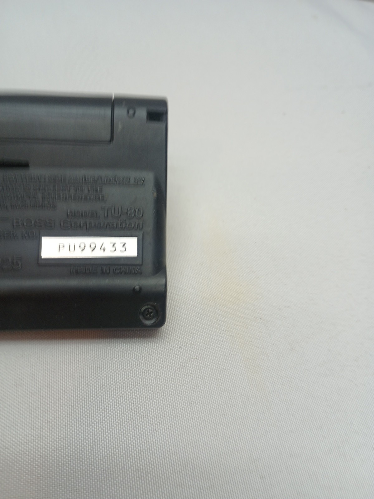 Boss Digital Tuner And Metronome Model TU-80 & Guitar Guizmo Tool