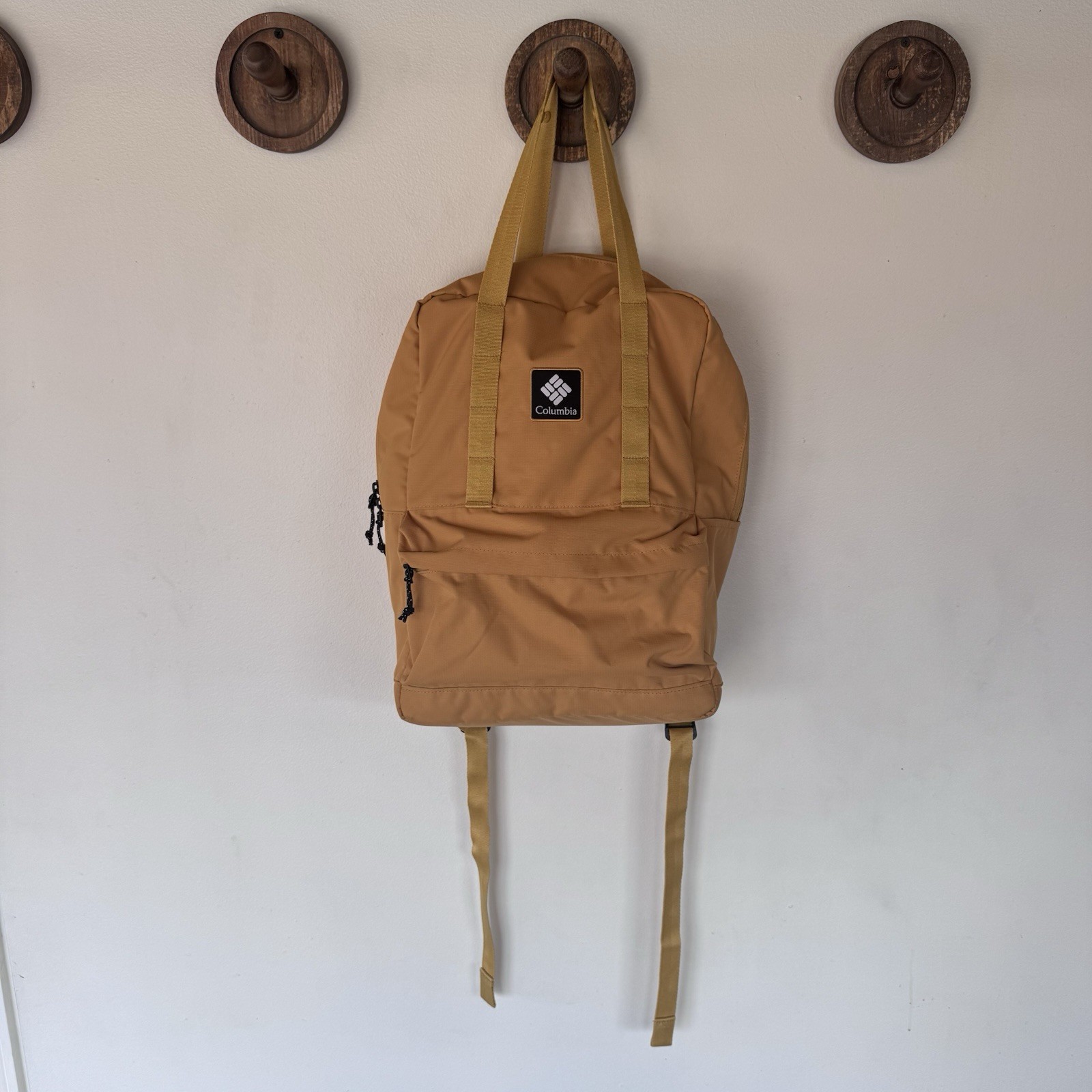 Columbia Mustard Yellow Backpack 16x15x5.5
