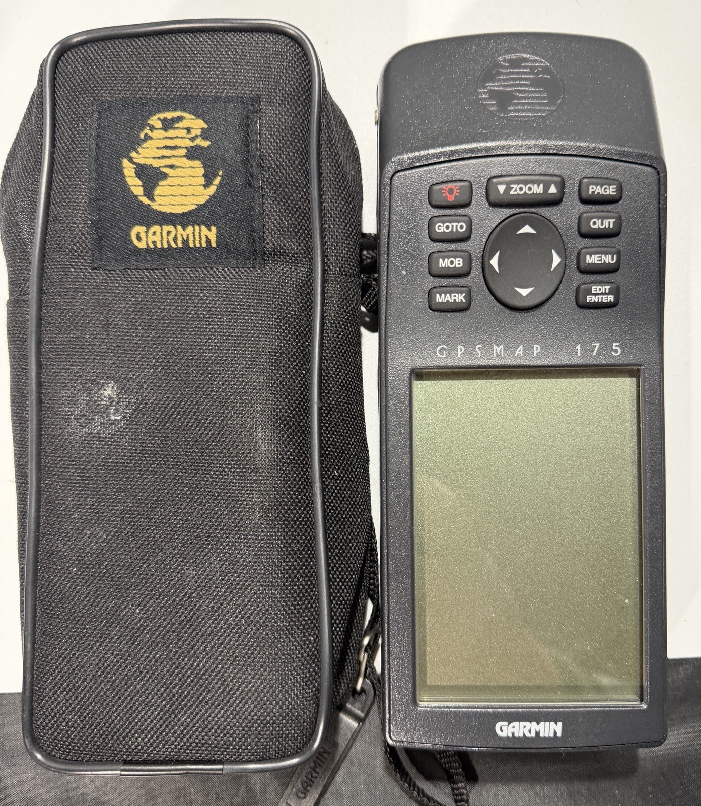 Garmin GPSMAP 175 Handheld GPS Navigator w/ Case Vintage Marine Unit