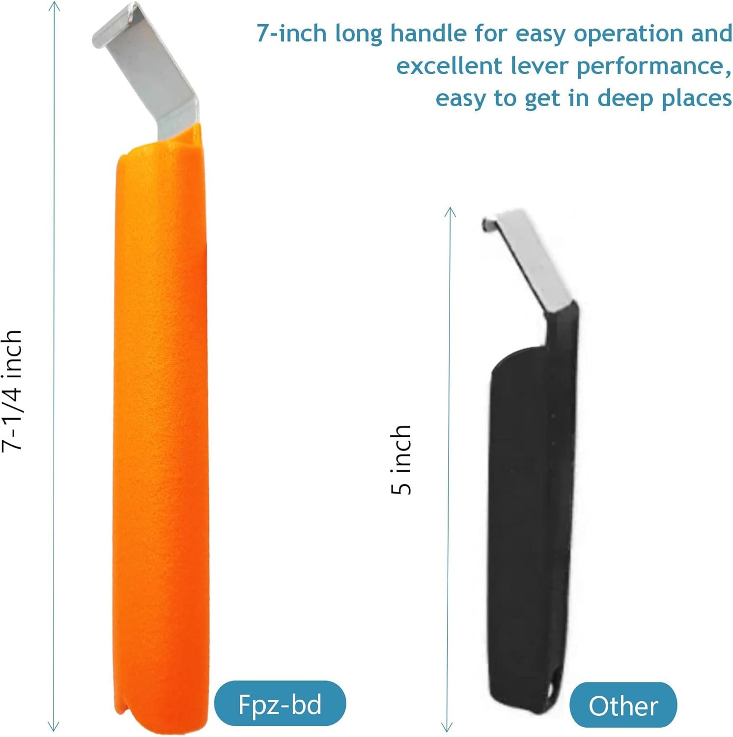 7" 1Pcs Orange Vinyl Siding Tools,Vinyl Removal Tool For
