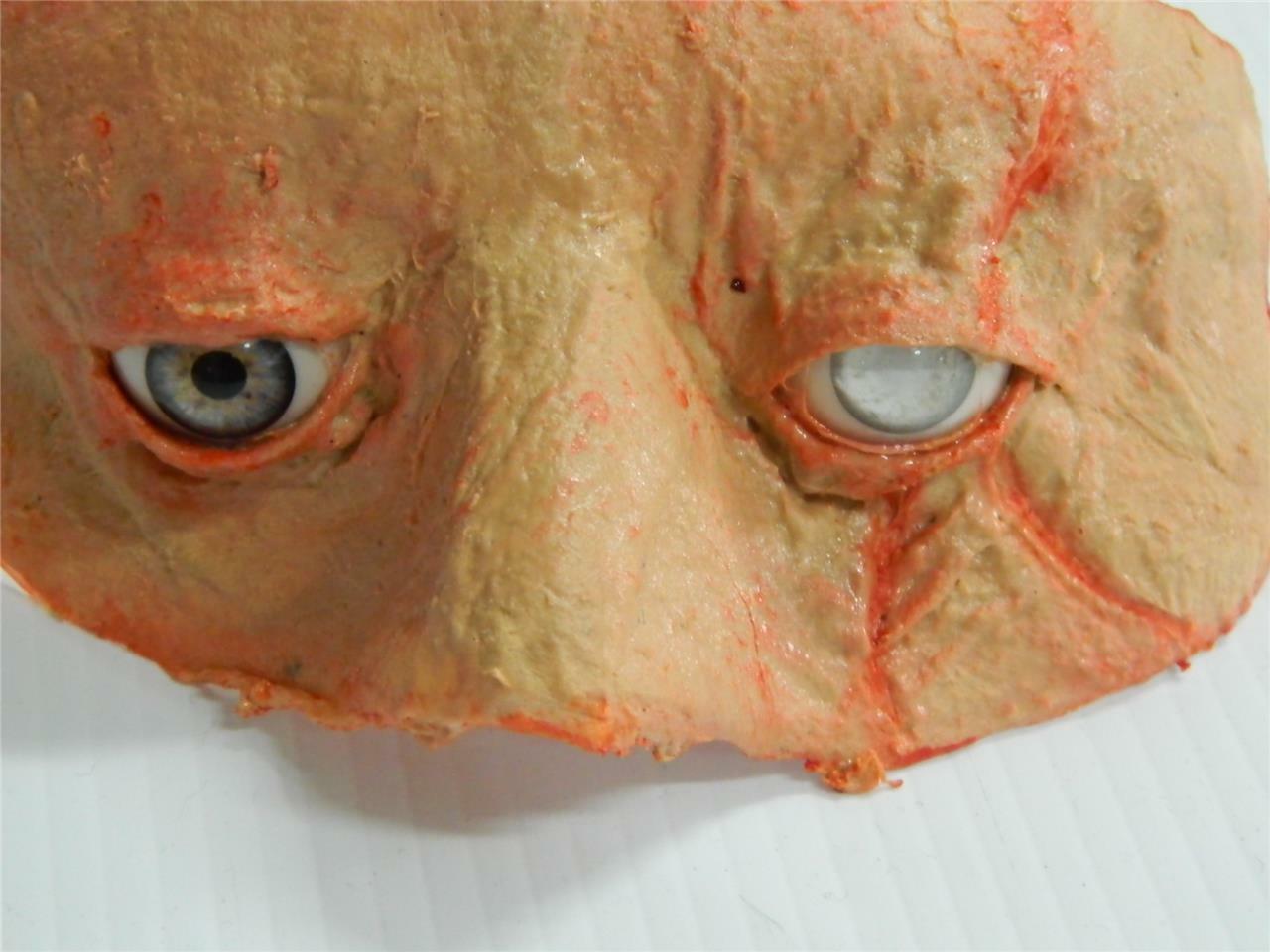 HALLOWEEN PROP - Life Size DEAD Eye of Fear bloody skin cut off face prop