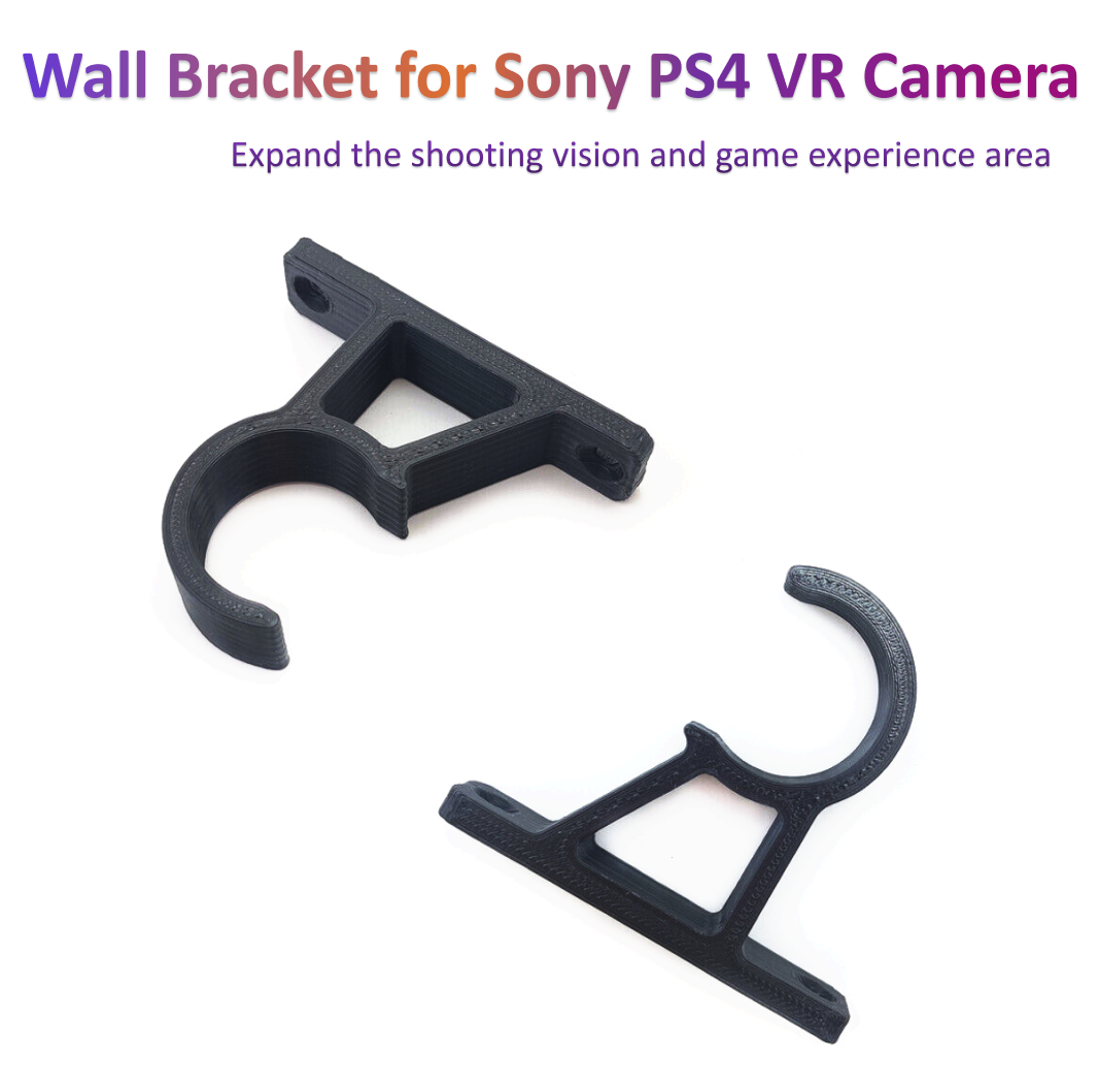 2pcs Bracket Wall Mounting Holder Support for Sony Playstation 4 PS4 PSVR Camera