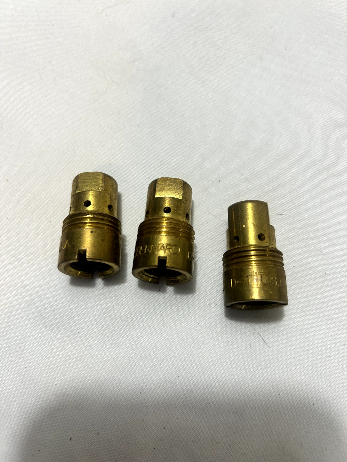 Bernard Brass Gas Diffusers for MIG Welding Guns D-1 (3 units)