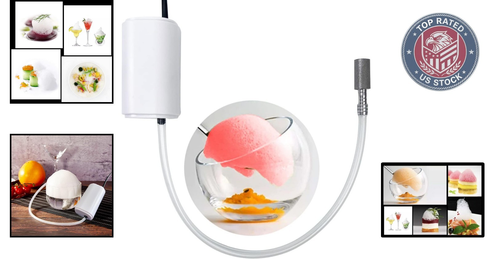 Creative Chef Foam Generator - Rapid, Elegant Foaming for Delectable Dishes