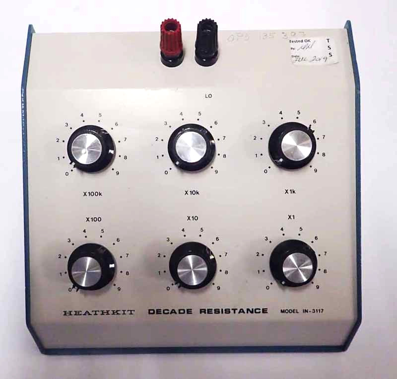HEATHKIT IN-3117 DECADE RESISTANCE KIT 1 - 999,999 Ohms  TESTED!
