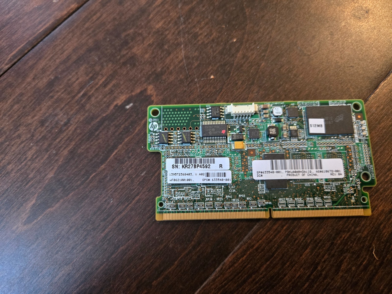 HP Smart Array P42x 1GB FBWC Module 4K1275 SPS 633540-001