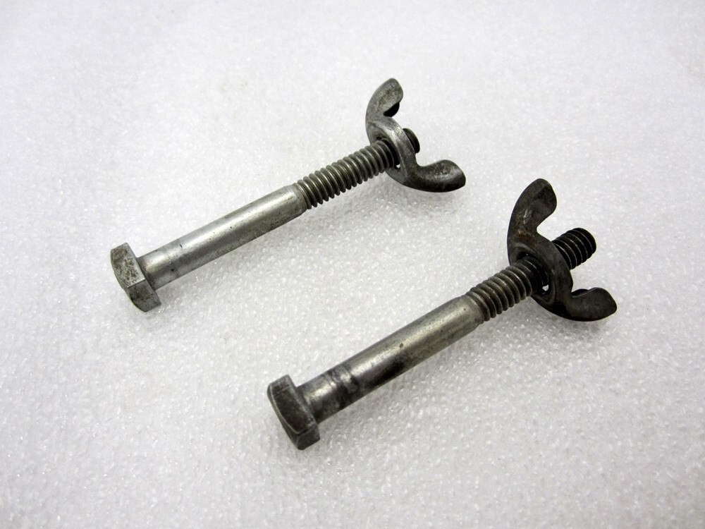Vintage 1970's Craftsman "Block" Bench Grinder LH RH Eye Shield Bolts & Nuts USA