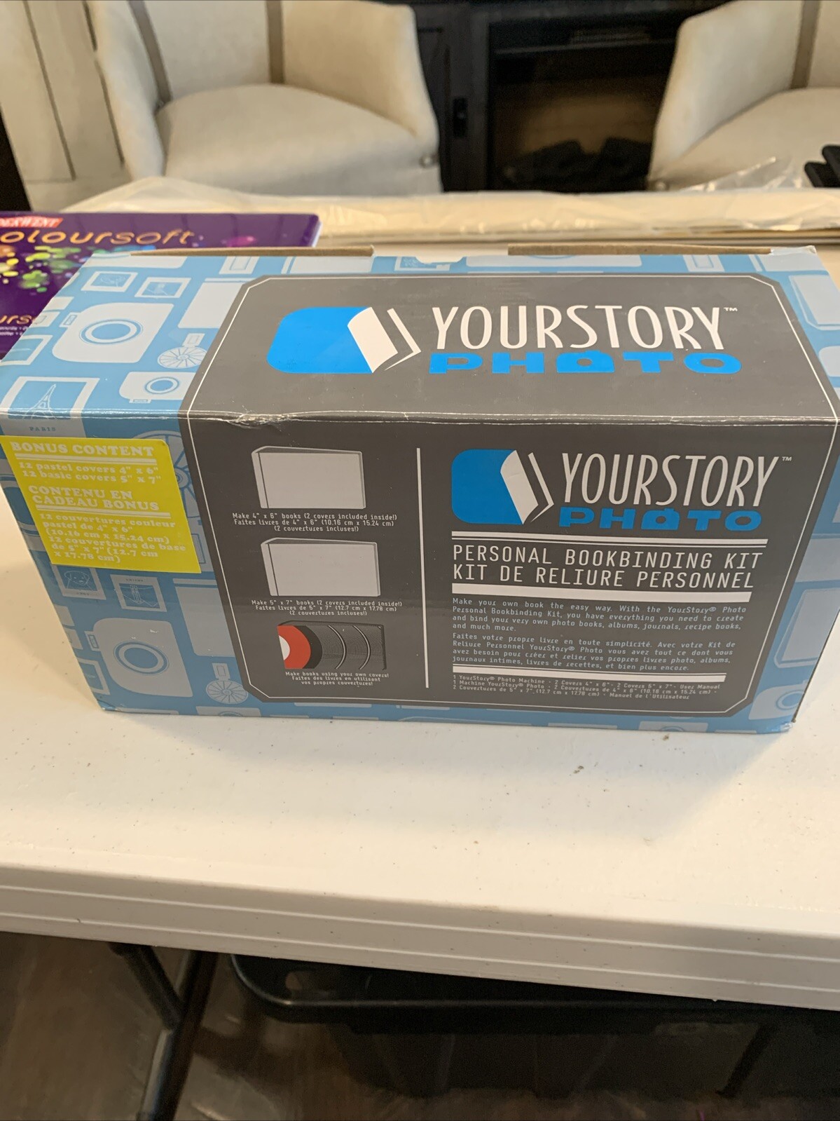 YOURSTORY Photo Machine Personal Bookbinding Making Kit Your Story Open Box