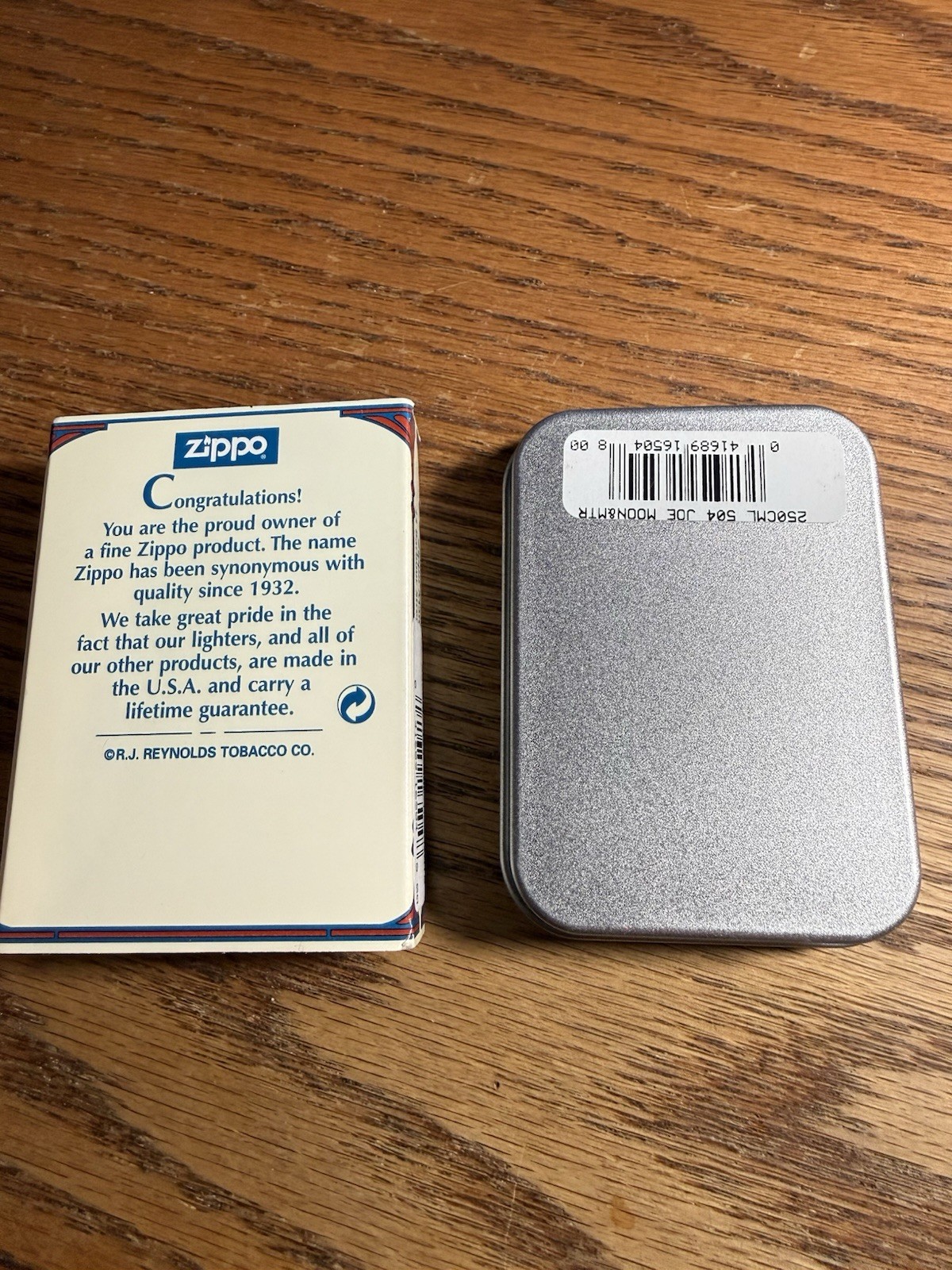 Zippo Empty Camel Box No Lighter!