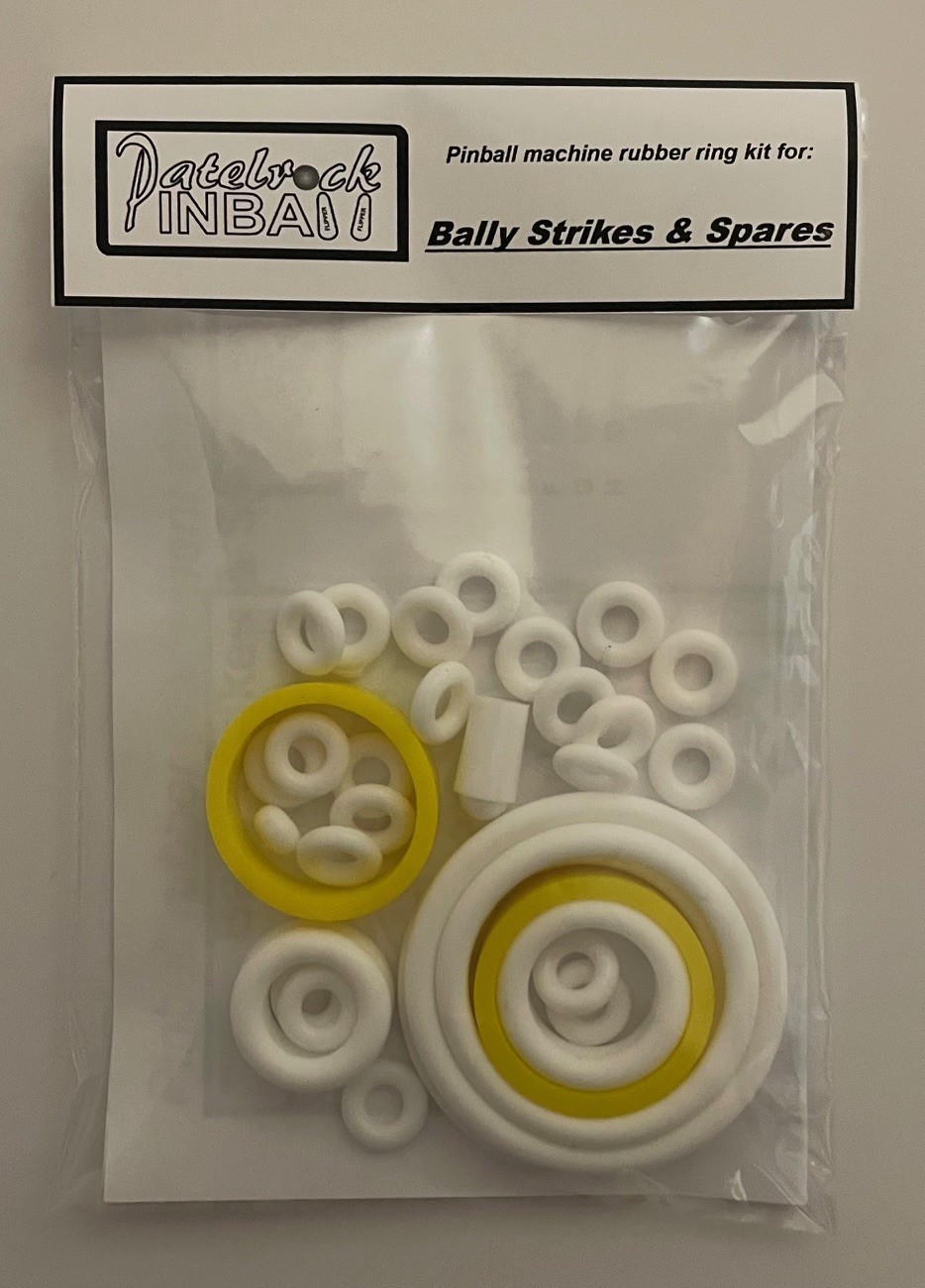 1978 Bally Strikes and Spares Pinball Machine Rubber Ring Kit