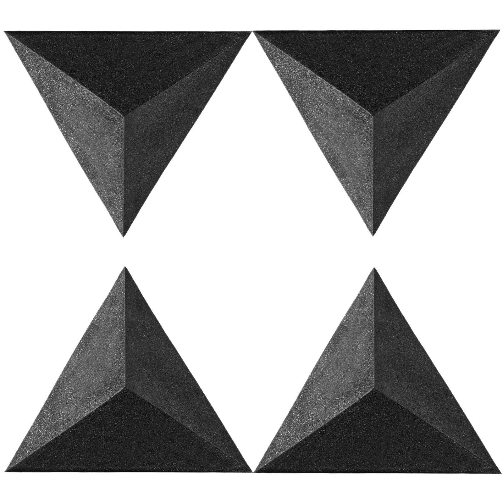 Foroomaco Triangular Pyramid Bass Traps - 4 Pack for Ceiling Corners