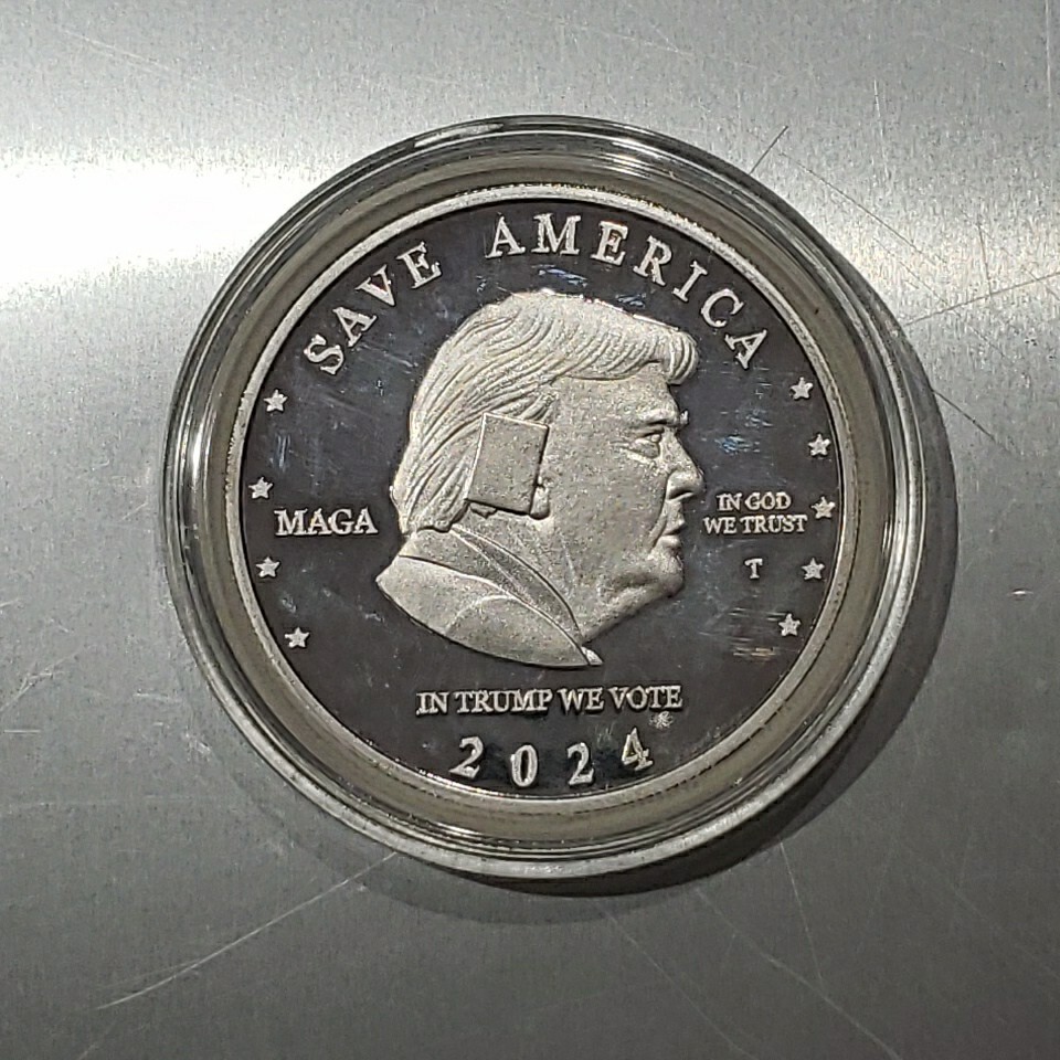 Donald Trump, MAGA, Commemorative Survivors Coin, 2.5"
