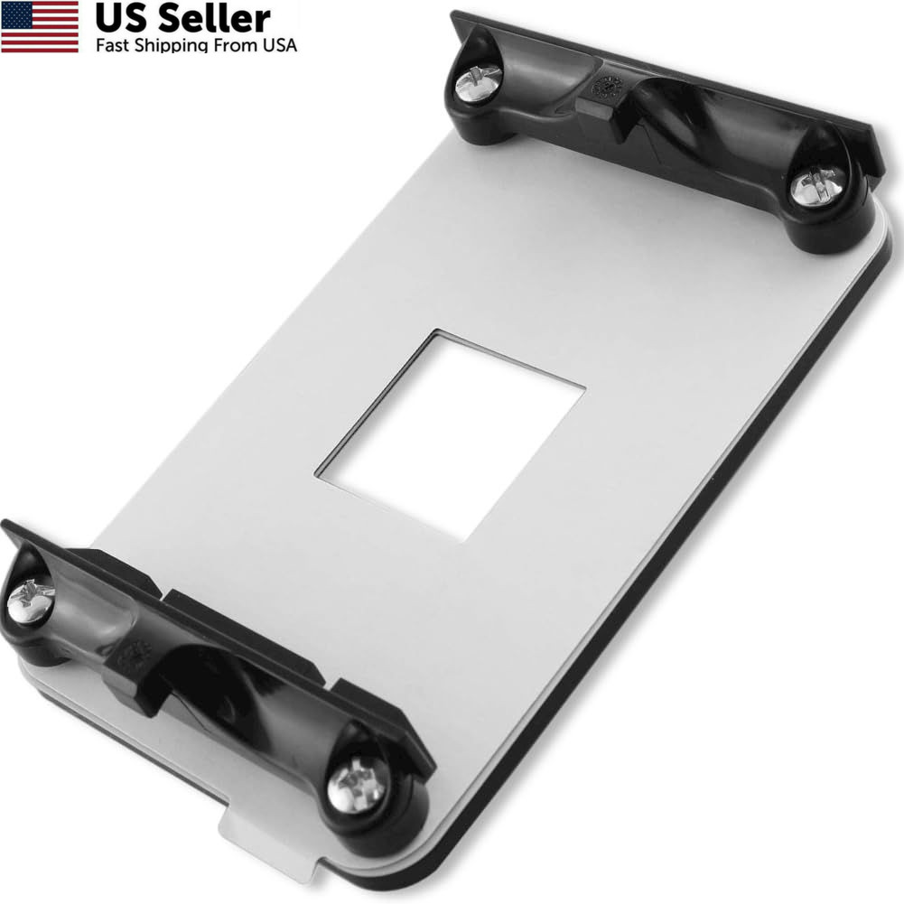 AMD AM4 Backplate - CPU Heatsink Bracket - Motherboard Mounting AM4, Black