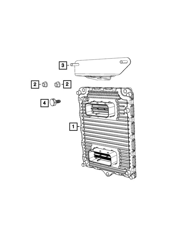 Genuine Mopar Engine Controller Module 68243308AB