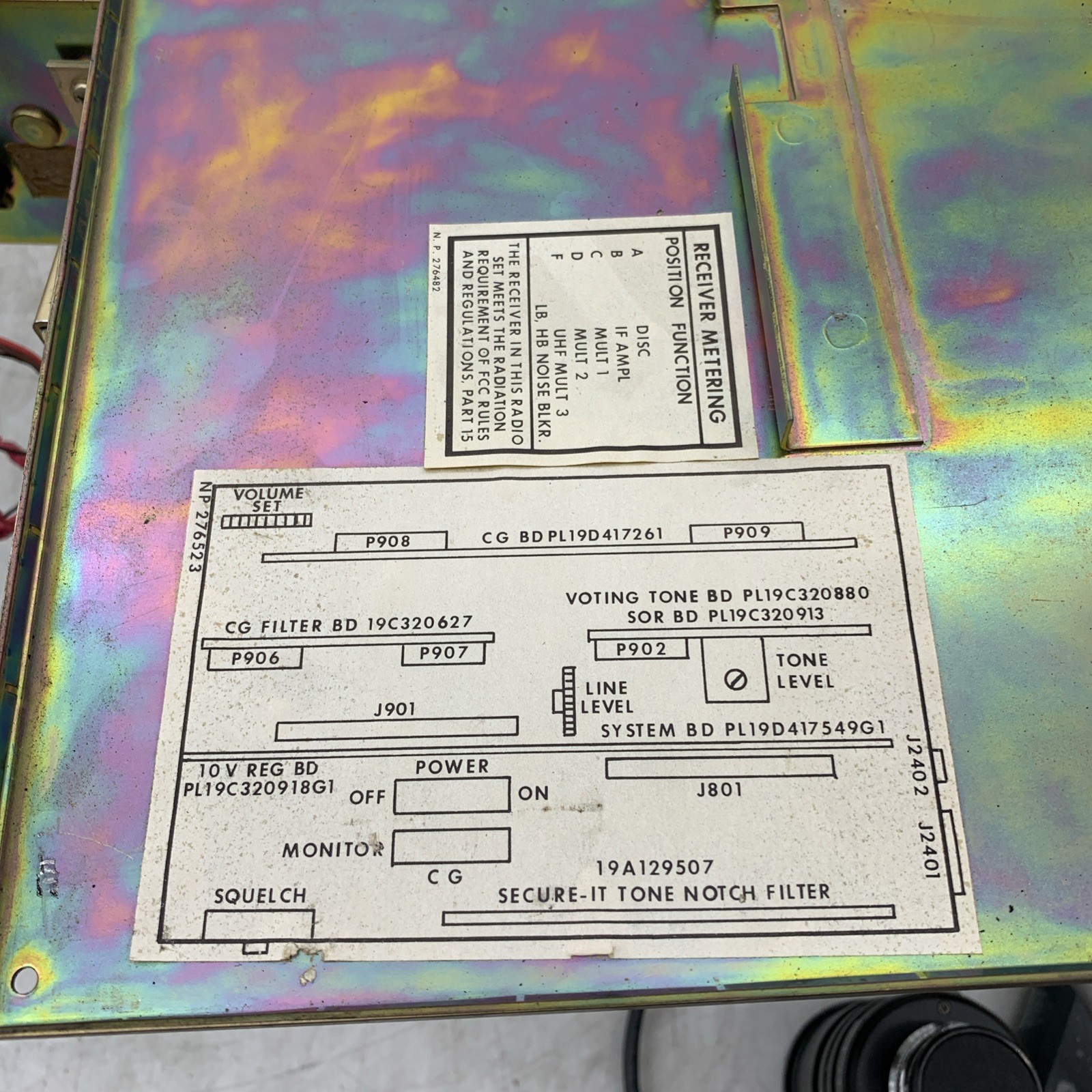 General Electric Auxiliary Receiver Transmitter T16AG66B
