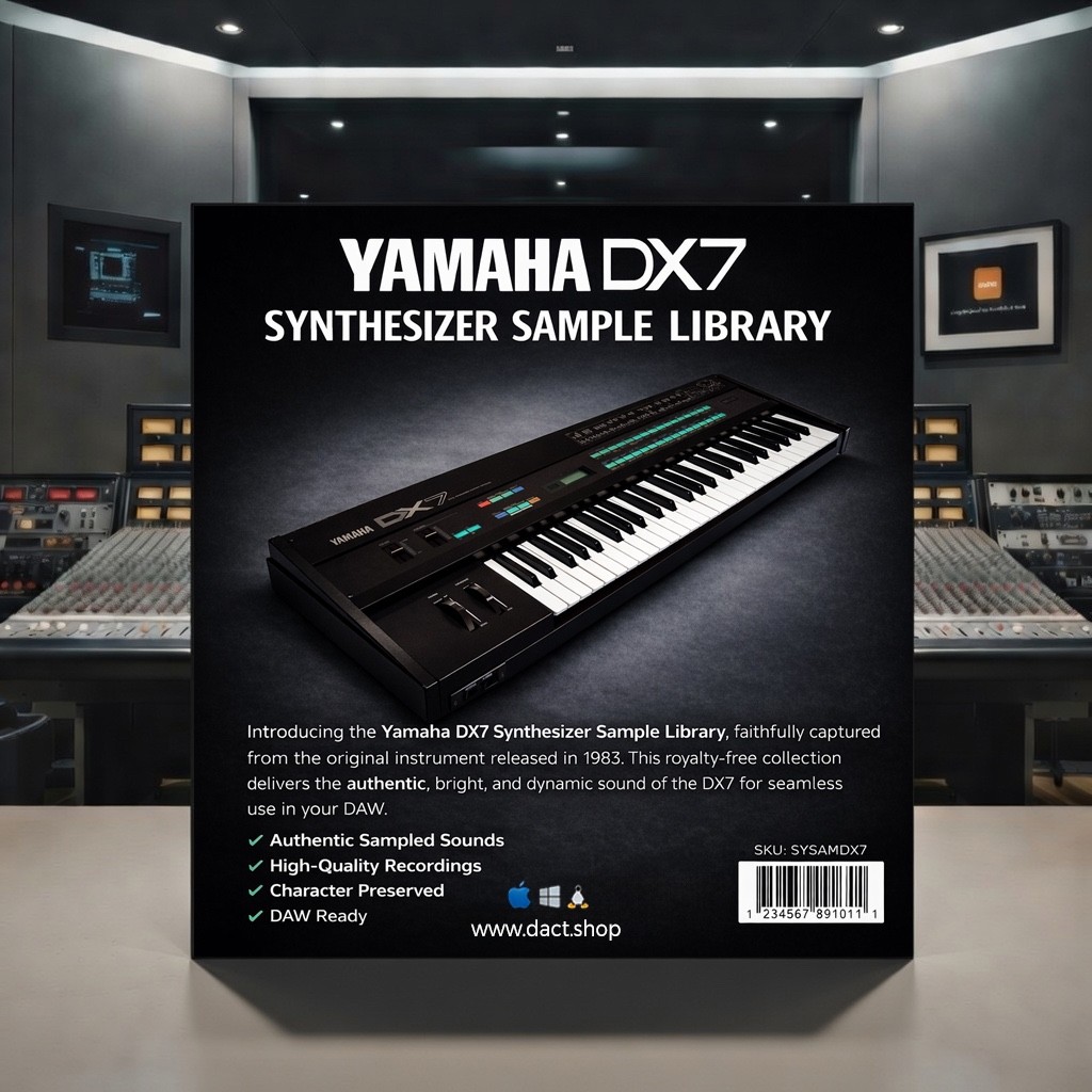 Yamaha DX7 Synthesizer Sample Library