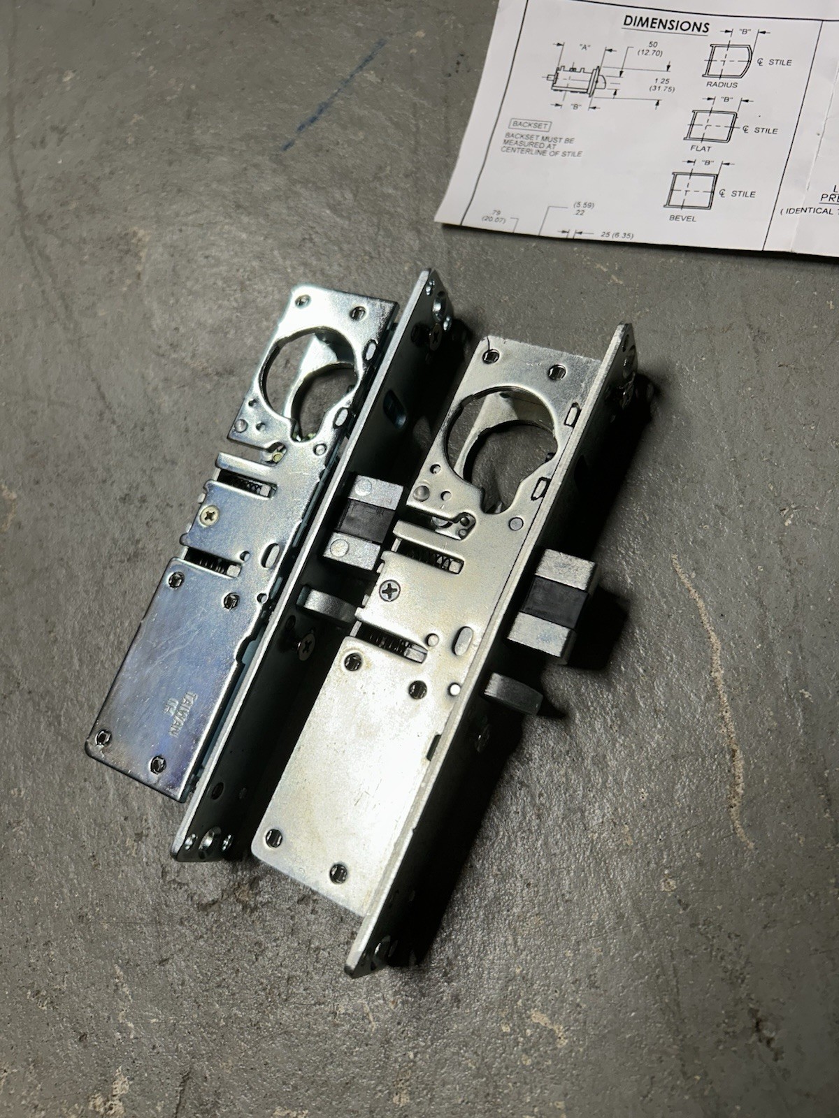 Adam’s Rite Style Mortise Latches, New Lot of 2, Storefront Doors, Locks Gear