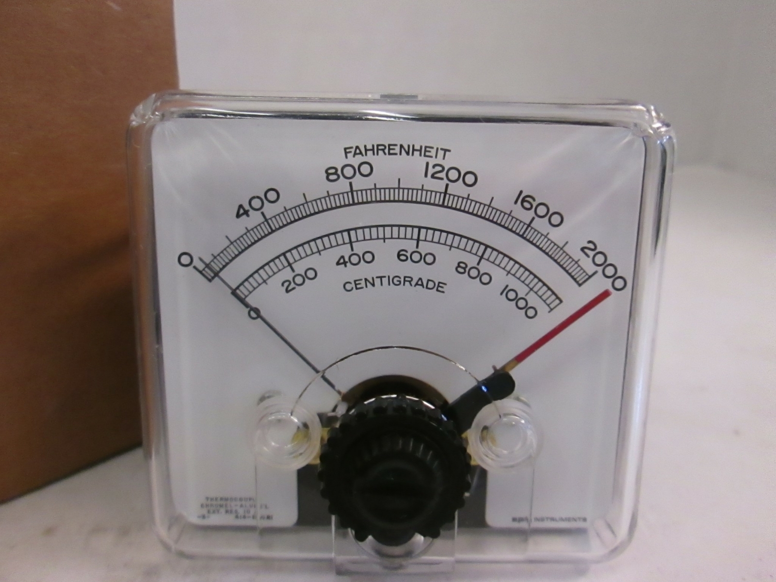 Thermco minibrute overtemp Shielded Meter 26-8904-2501, 0-2000F, 0-1000C, NIB