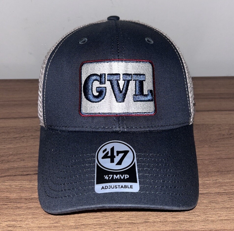 ‘47 MVP Greenville Drive MILB Embroidered Adjustable SnapBack Hat Vintage Navy