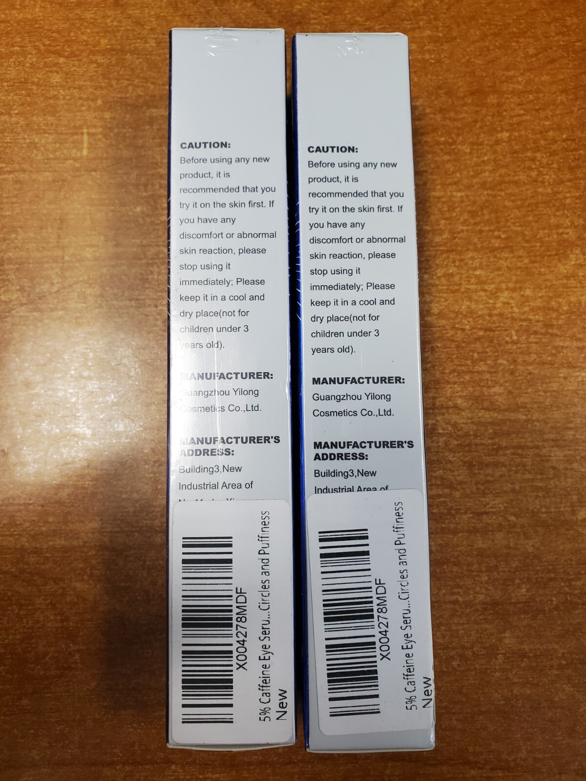 2 Pack: Sharlinge Eye Cream 5% Caffeine - 360 Roller - 0.5oz. Exp. 11/26 E15C