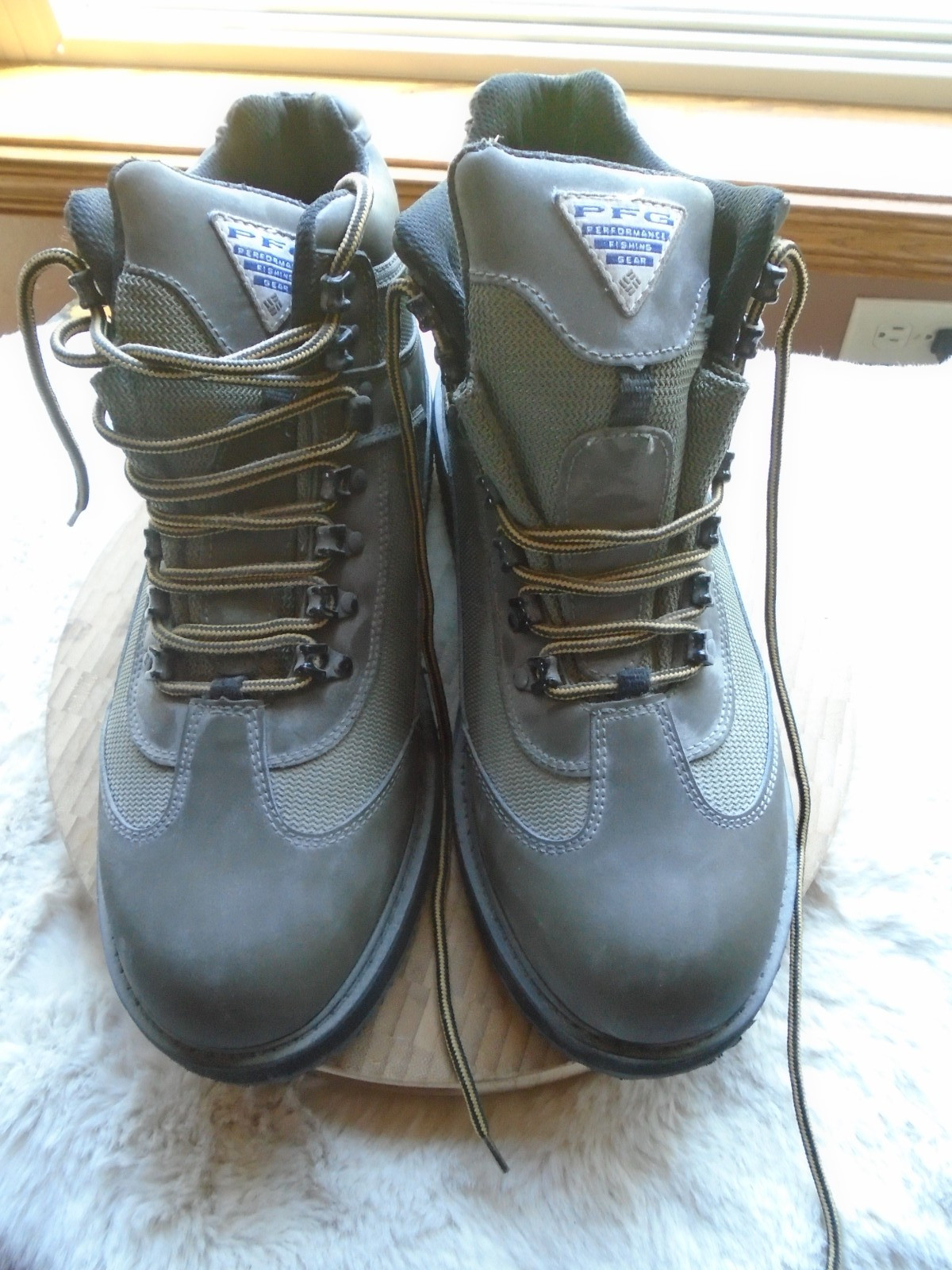 Columbia PFG Mens Lace Up Professional Fishing Gear Shoes Wading Shoes Size 14