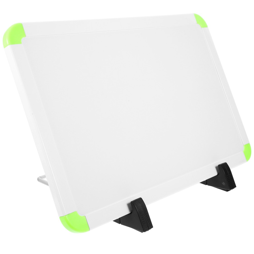 1 Set Reusable Plastic Magnetic Dry Erase Board for Home White Desktop
