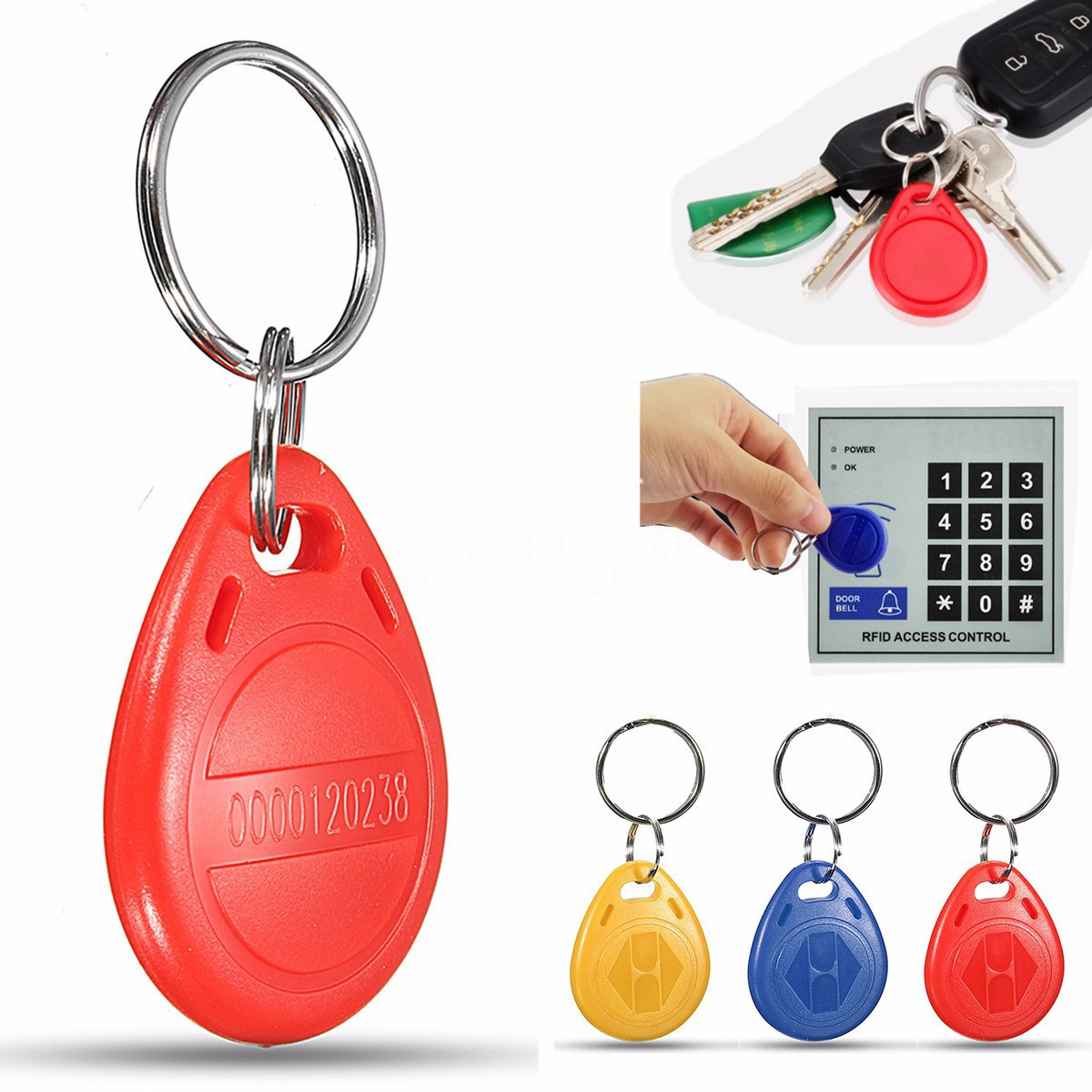 5/10pcs 125Khz Proximity ID Card Token Tags Key Key fobs Access Control