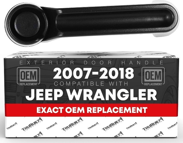 Exterior Front/Rear Driver & Passenger Door Handle - Compatible w Size: 1 Pack