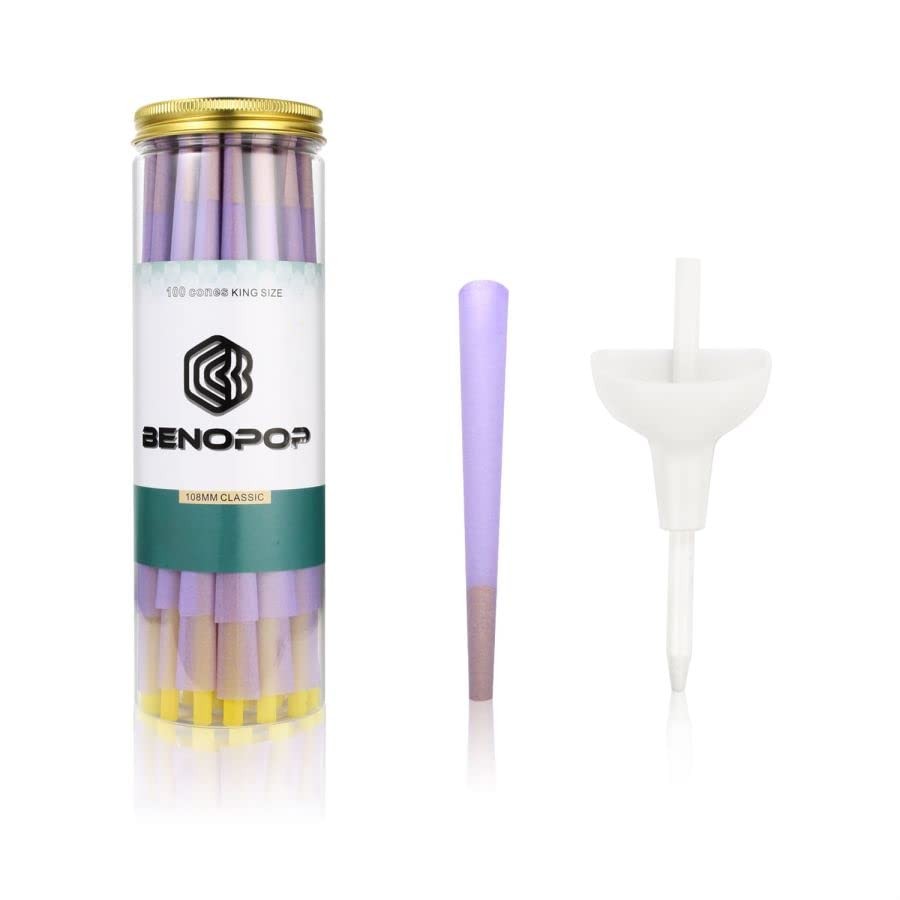 Purple Pre Rolled Cones | Classic King Size |100...
