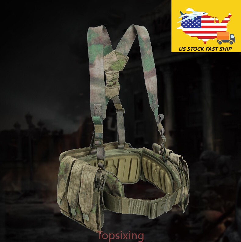 【US STOCK】 Russian A-10 Tactical FG IRC Chest Rigs Multi-functional Belt