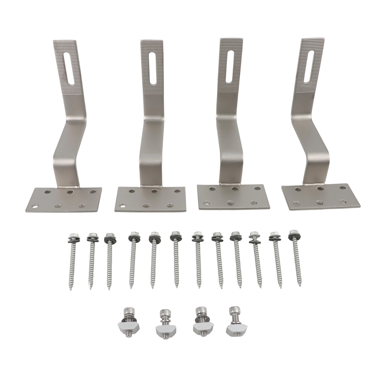 Weather Resistant For Solar Panel Roof Mounting Brackets for Durability