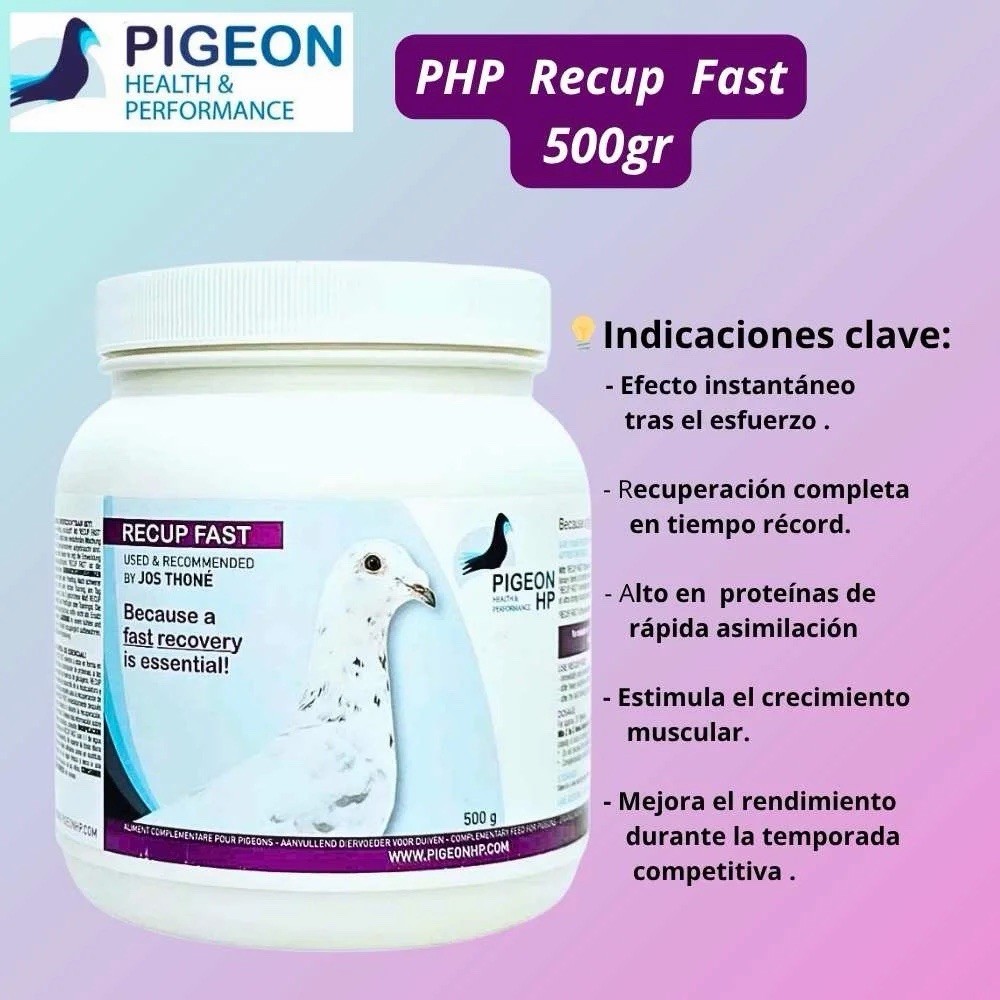 Pigeon Health & Performance Recup Fast Recovery Supplement for Birds 500g