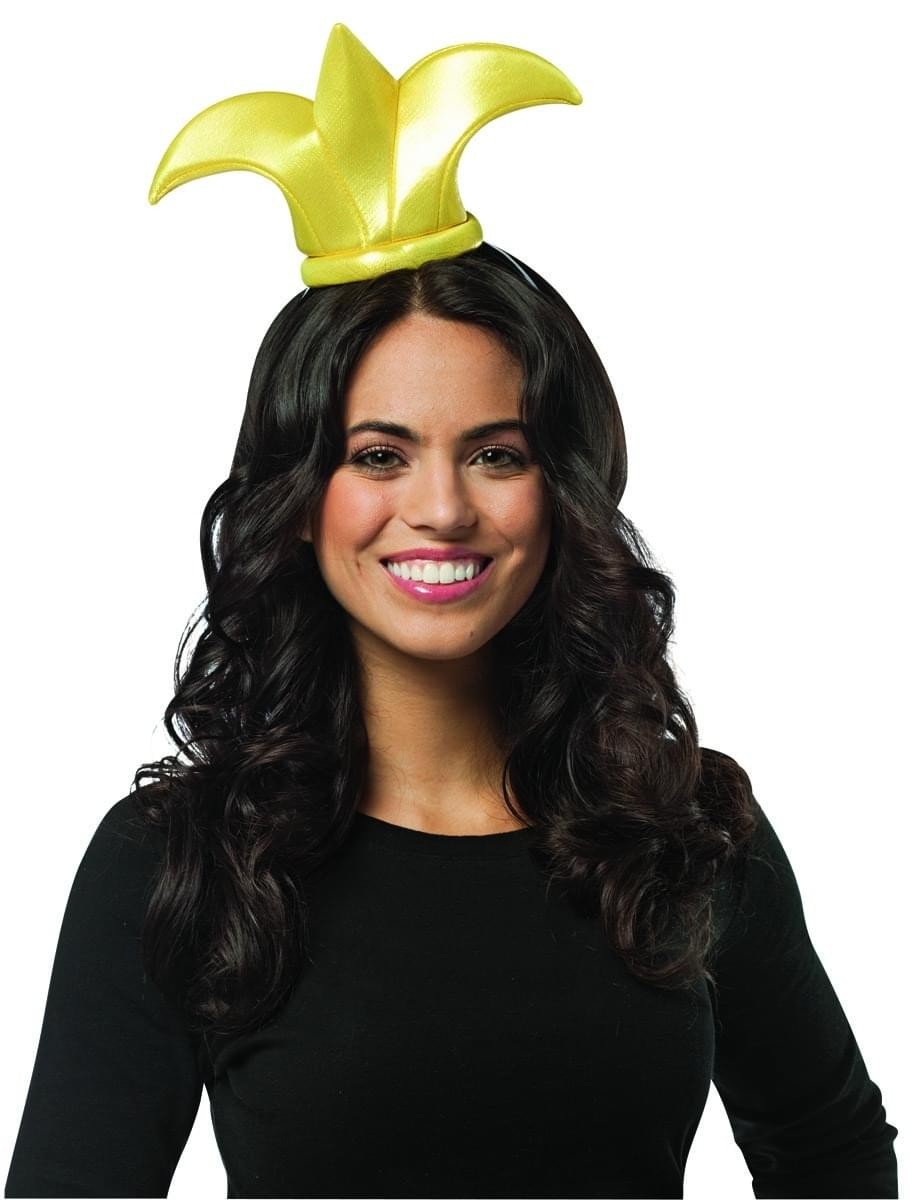 Fleur de Lis Mardi Gras Costume Headband Adult One Size