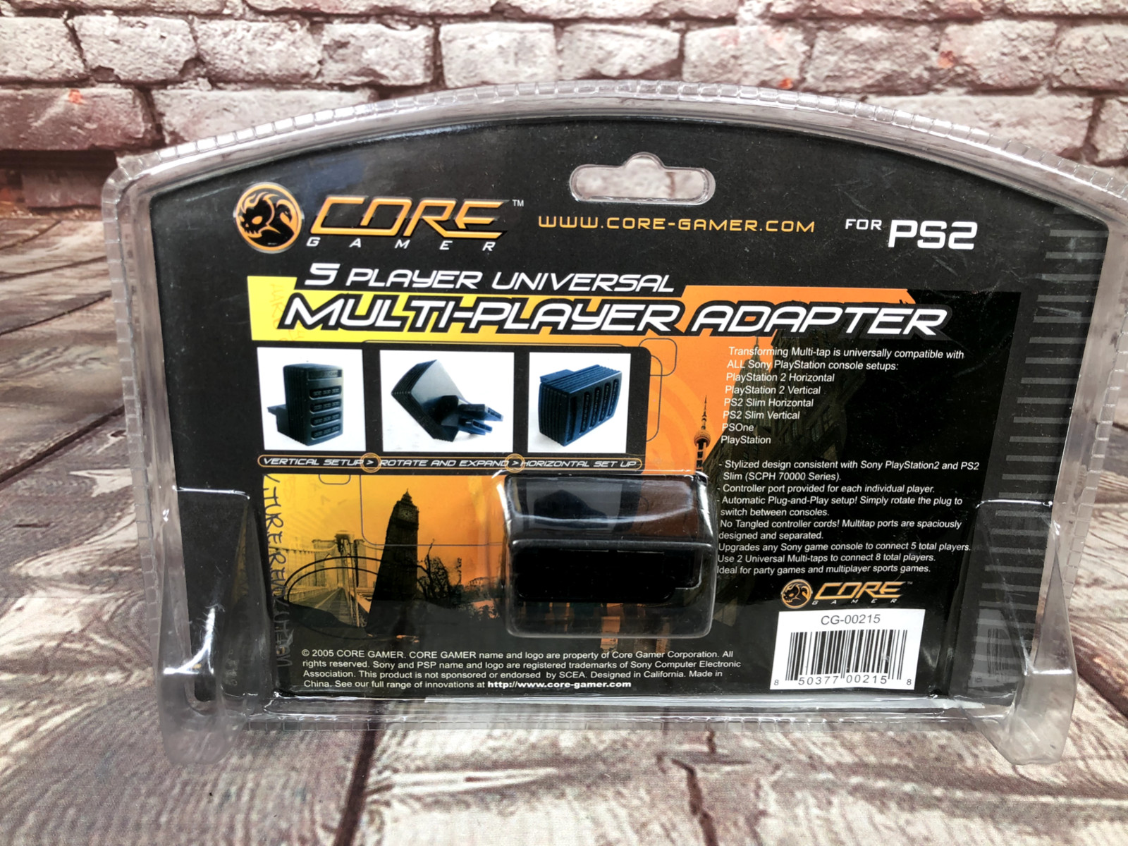 Core Gamer 5 Player Universal Multi-Player Adapter Playstation 2 PS2 New SEALED
