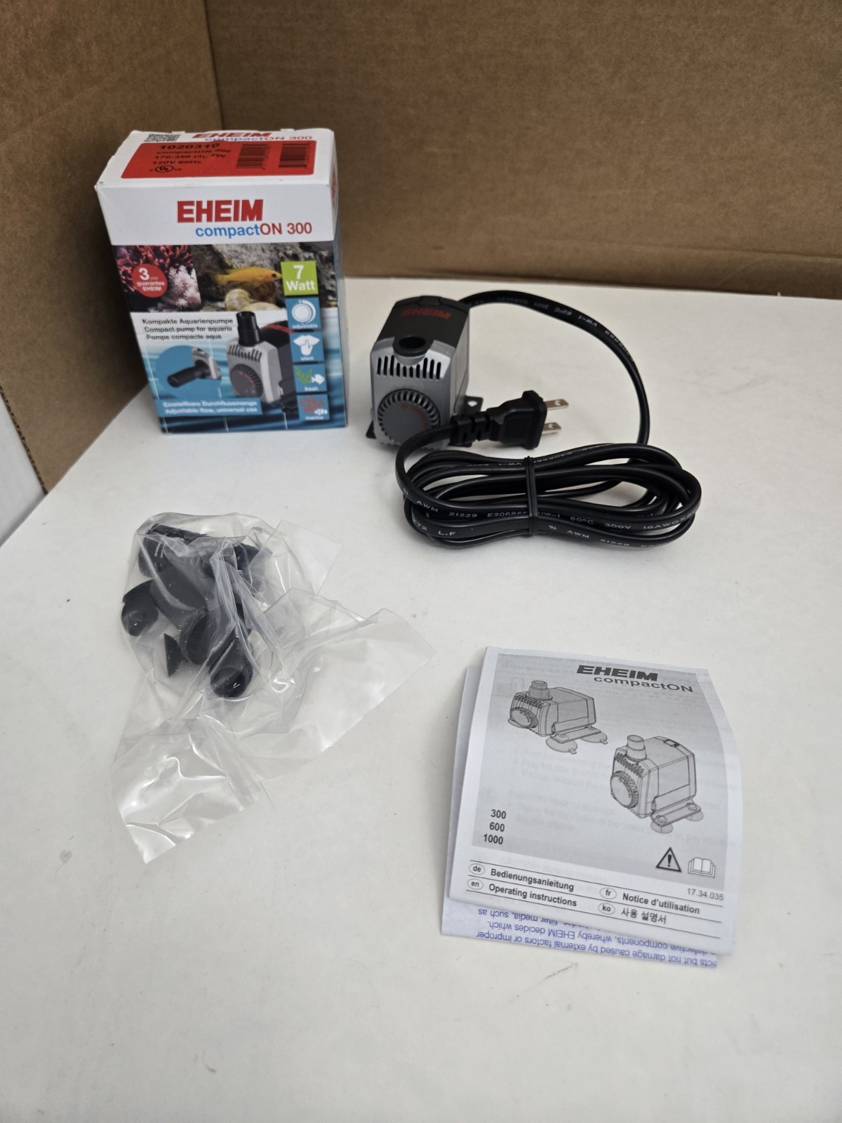 EHEIM compactON 300 79 GPH Aquarium Pump
