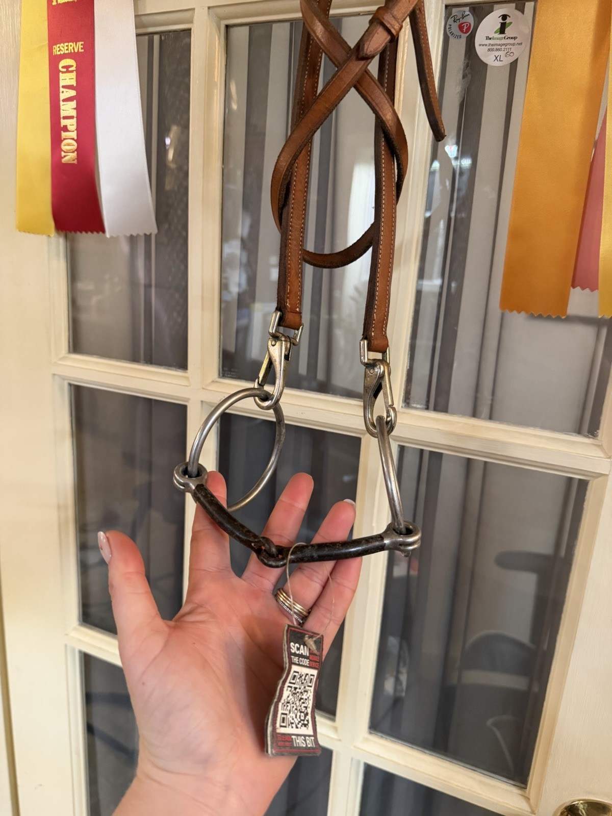 Western Quick Change Snap Bridle With NWT Sweet Iron Snaffle