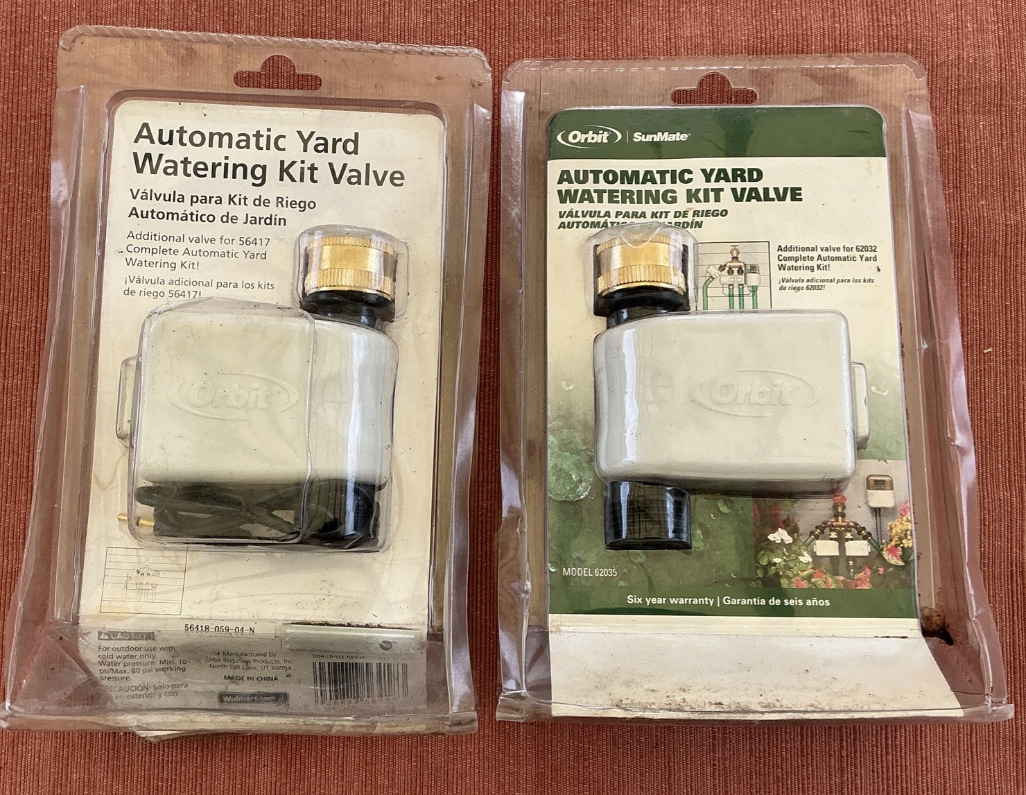 2 NOS Orbit SunMate 62035 Automatic Yard Watering Kit Valve