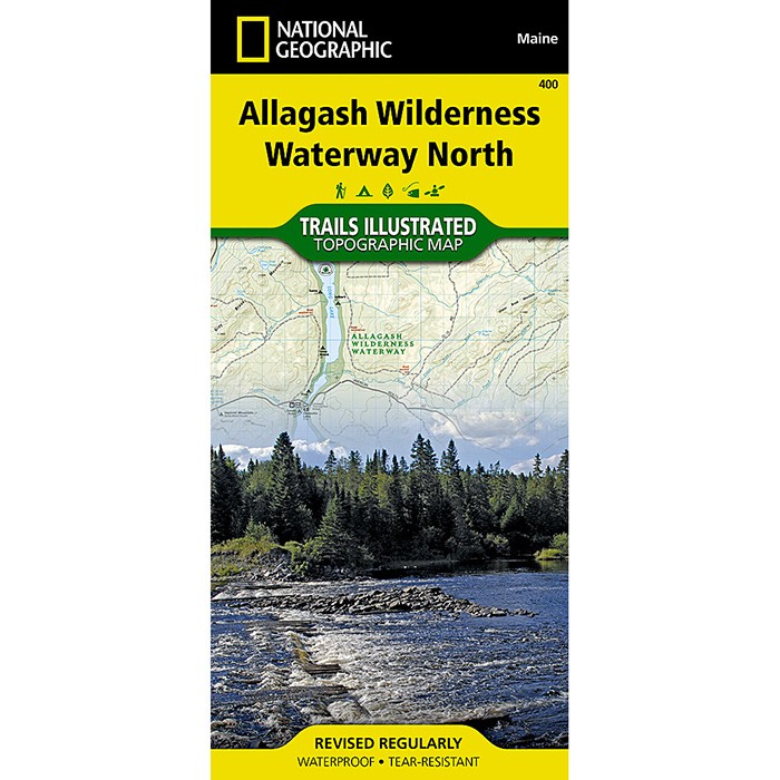 National Geographic Allagash Waterway Maine Map - Topographic Outdoor Adventure