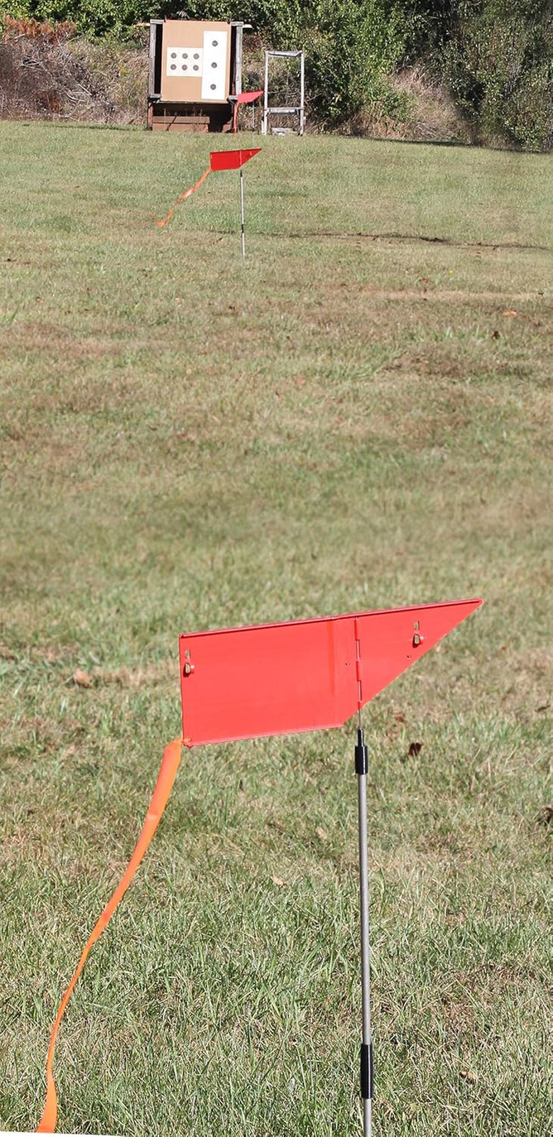 MTM WRF Wind Reader Shooting Range Flag, USA Made, Red