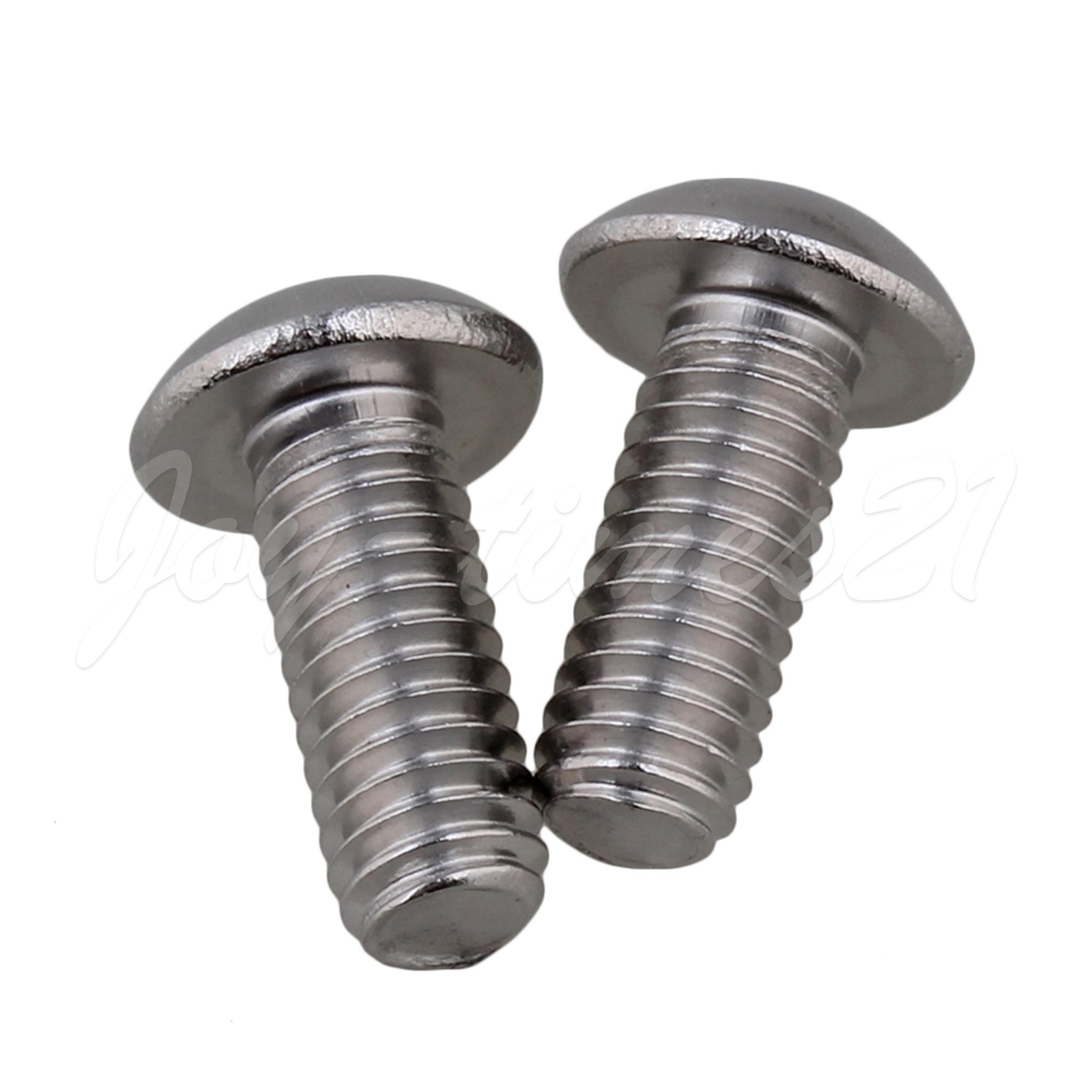 50pcs Silvery Metric Thread M4 Button Head Hex Socket Cap Screws Bolts