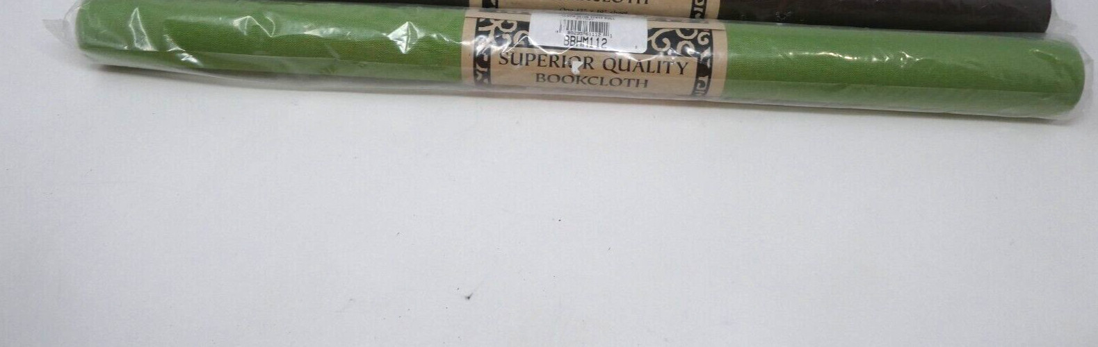 Superior Quality Bookcloth 17" X 19" Linco Rayon Paper Backing OLIVE Green