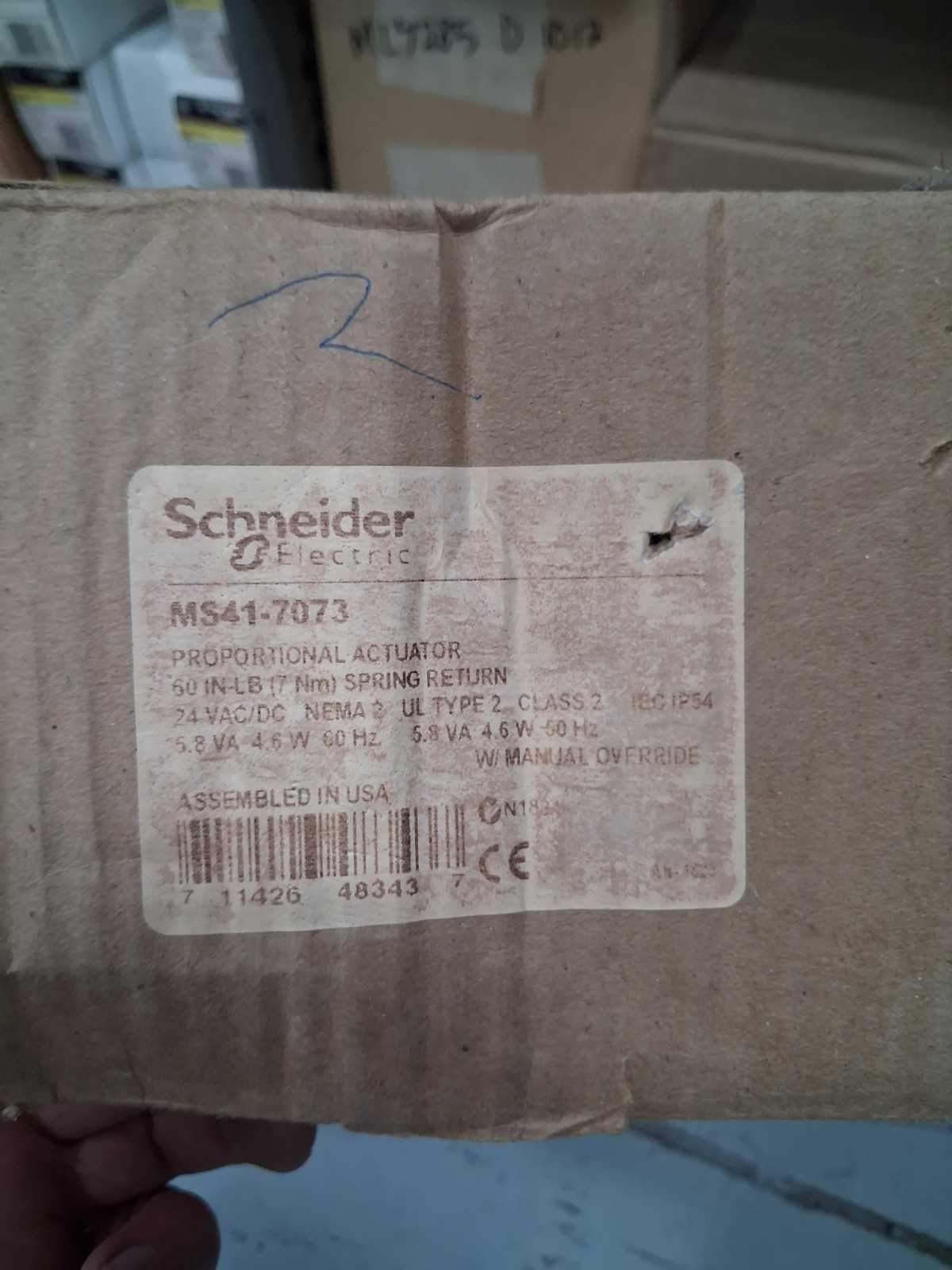 Schneider Electric MS41-7073 PROPORTIONAL ACTUATOR
