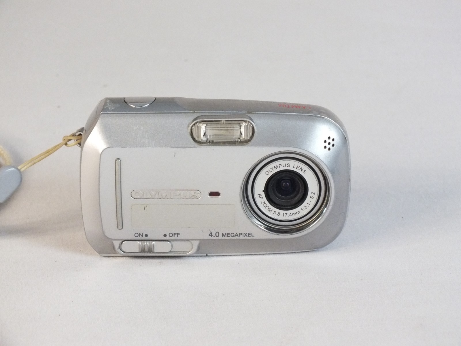 Olympus Camedia C-470 Zoom 4.0MP Silver Compact Digital Camera - Working